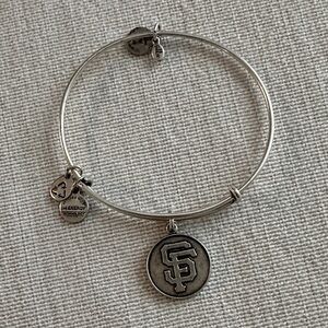Alex & Ani Silver San Francisco Giants Charm Bangle Bracelet